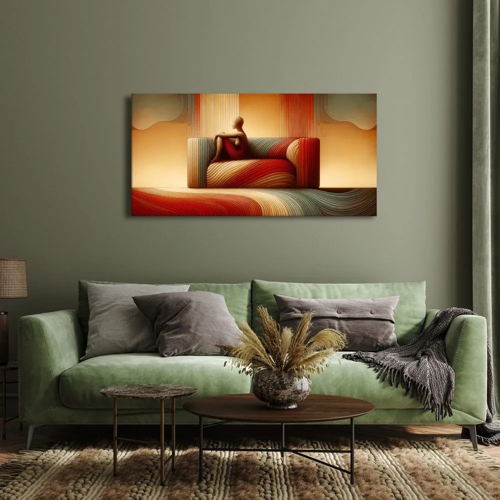 Quadro su tela – Armonia astratta di linee