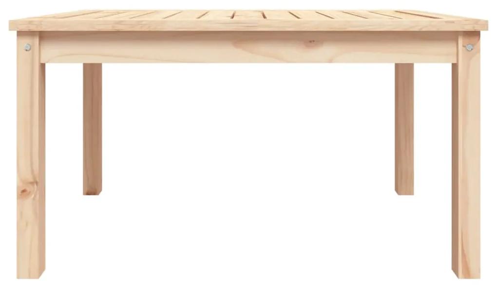 Tavolo da giardino 82,5x50,5x45 cm in legno massello di pino