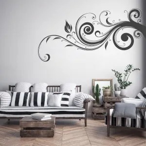 Adesivo da parete - Ornamento | Inspio