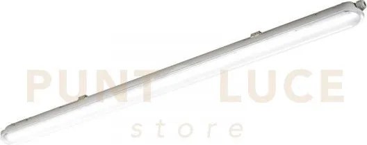 Plafoniera led stagna nautilus silver 40w 5400lm 4000k ip65 118x6,1...