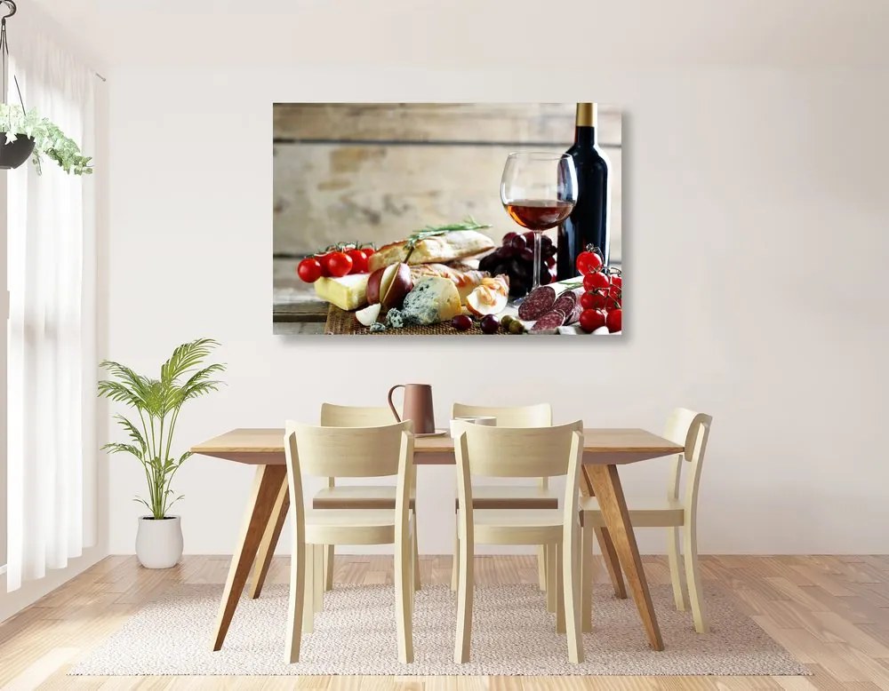 Quadro su tela – Cena romantica