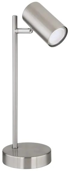 Globo 57910T - Lampada da tavolo ROBBY 1xGU10/5W/230V cromo opaco