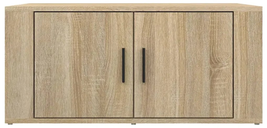 Tavolino da salotto rovere sonoma 80x50x36 cm legno multistrato