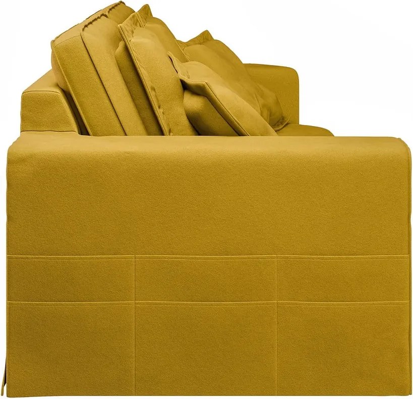 Divano giallo 196 cm Nora – Ropez