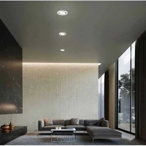 Briloner 7221-039 - SET 3x Lampada LED da bagno 1xGU10/3W/230V argento