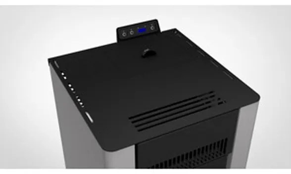 Stufa A Pellet Ad Aria Ventilata 6 KW Efesto Antracite C-Line