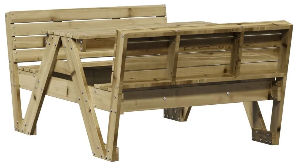 Tavolo da picnic per bambini 88x122x58 cm legno impregnato pino