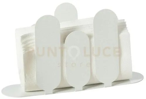 Portatovaglioli verticale park bianco marmo