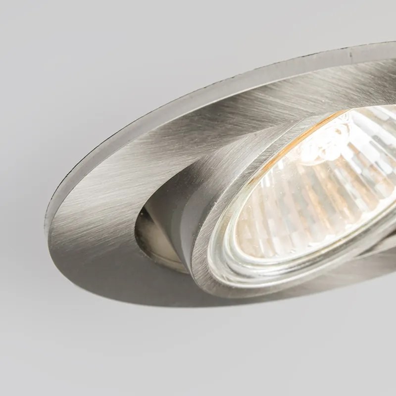 Set di 10 faretti incassati orientabili in alluminio - Cisco