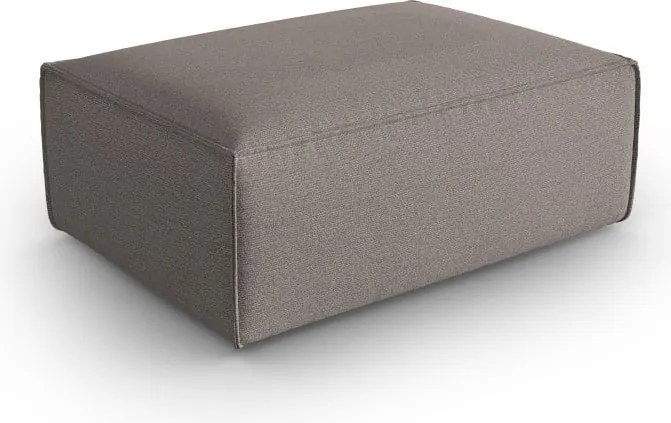 Pouf Mackay in tessuto vellutato - L100 cm