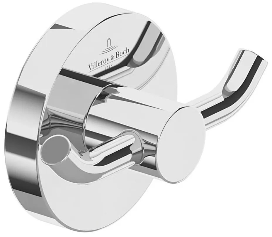 Villeroy & Boch TVA15101200061 - Gancio da parete ELEMENTS, finitura cromo lucido