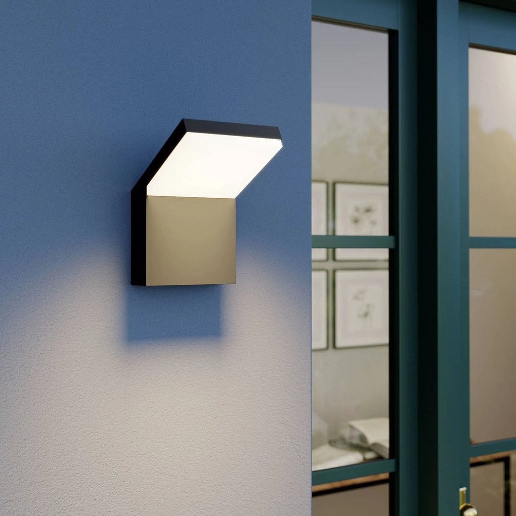 Applique da esterni a LED Yolena Arcchio, Nero, Alluminio, Moderno, Applique LED da esterni
