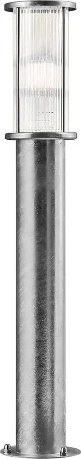 Nordlux - Lampada da esterno LINTON 1xE27/15W/230V IP54 argento 80 cm