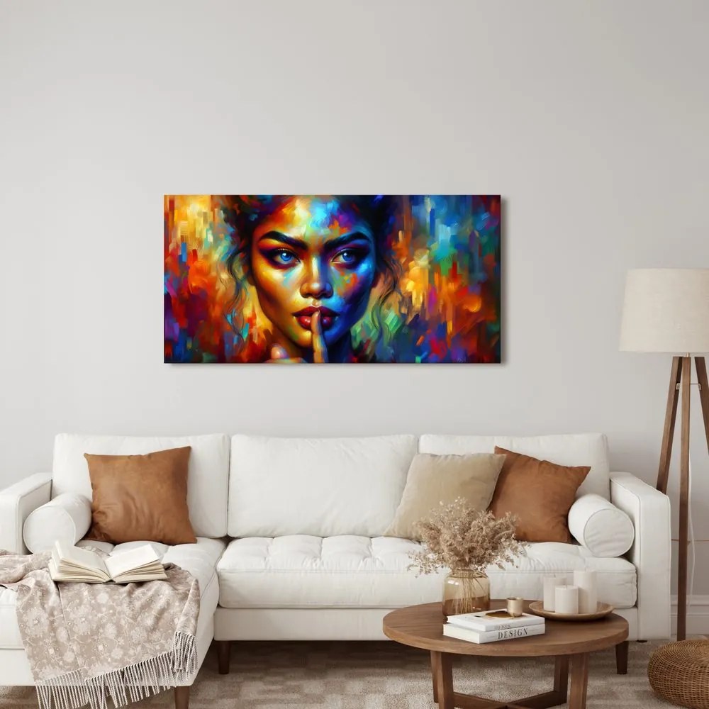 Quadro su tela – Donna misteriosa