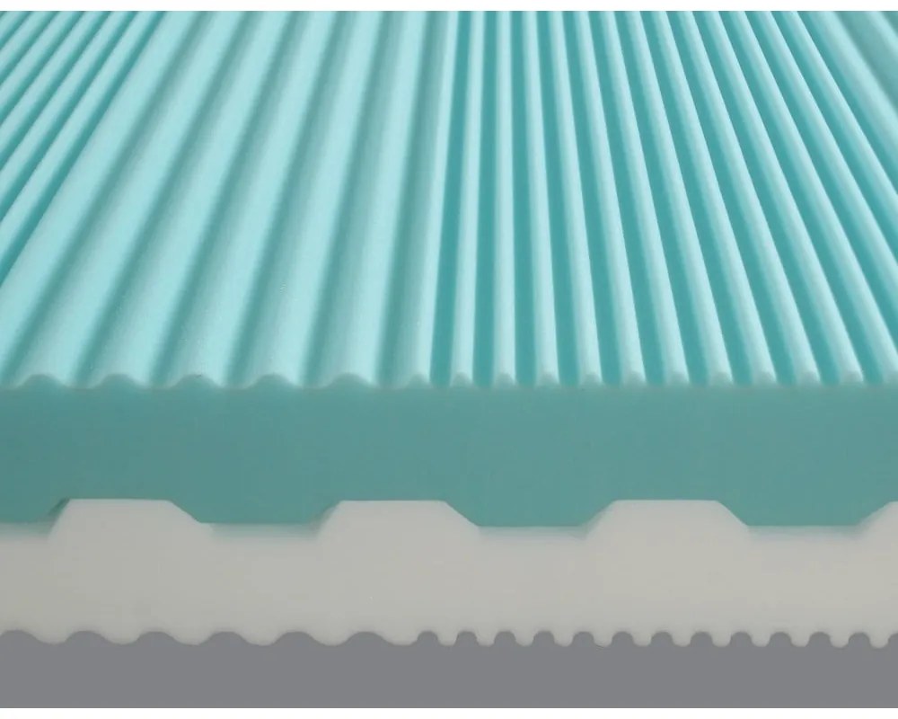 Materasso matrimoniale in schiuma dura/media 160x200 cm Tandem - Materasso