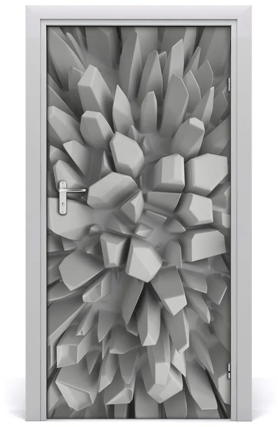 Sticker porta Astrazione 3D 85x205 cm