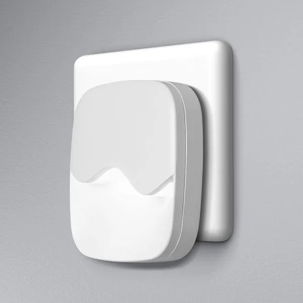 Ledvance - Lampada notturna LED con sensore e spina integrata LUNETTA LED/0,5W/230V