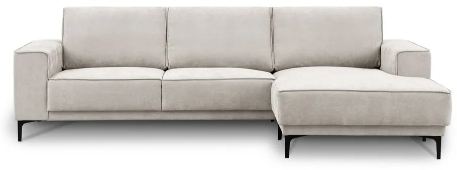 Divano angolare color crema (con penisola a destra) Copenhagen – Scandic