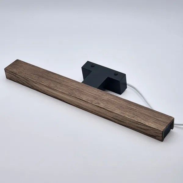 Brilagi-Illuminazione a LED per specchi da bagno WOODY MIRROR LED/8W/230V IP44 quercia/nero