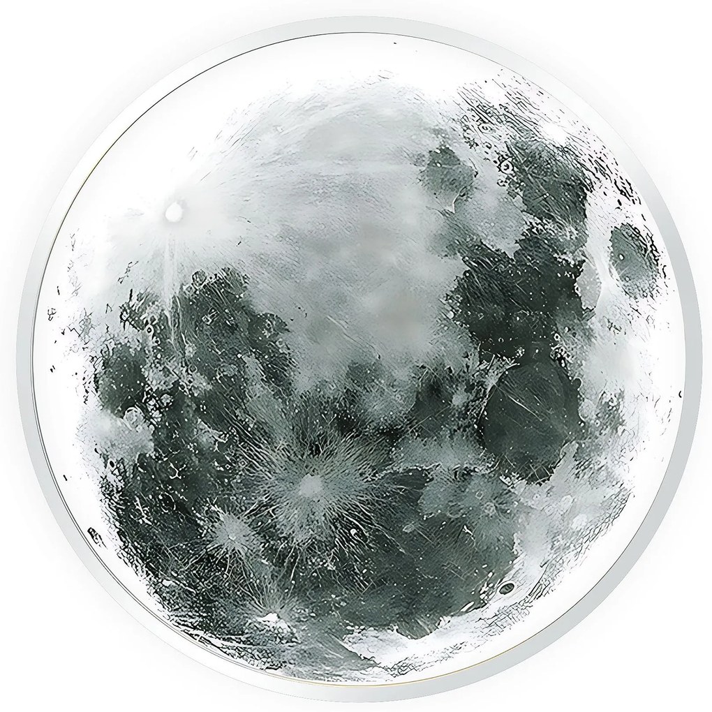 Lampada da soffitto APP1806-CW Moon LED White