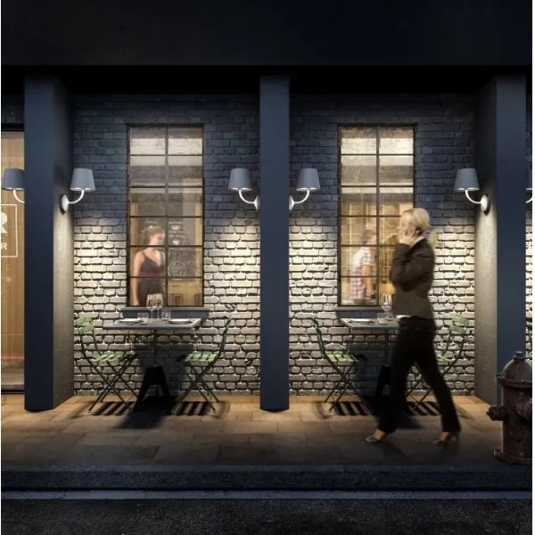 Gardino LX1791 - LED Applique da esterno VIOLA LED/7W/230V IP65