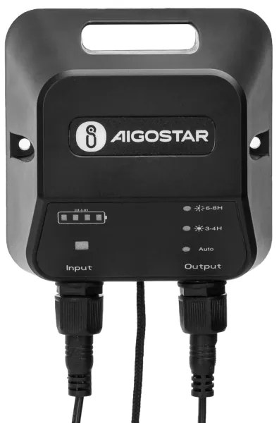 Aigostar - Lampadario solare LED 2x LED/70W/12V 12000 mAh 6500K Ø 23,5 cm