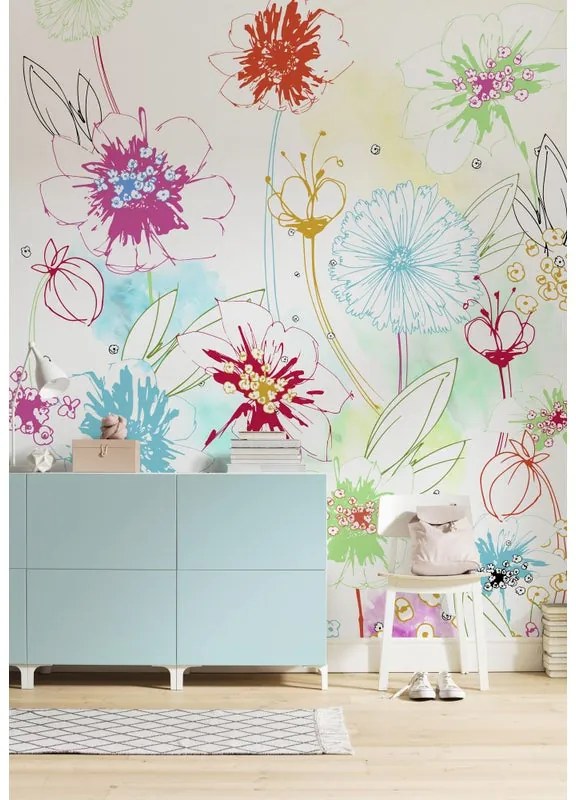 Fotomurale KOMAR Joyful, Multicolore 200X250 cm