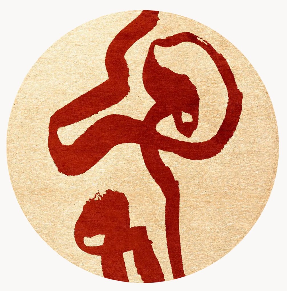 Tappeto lavabile jacquard a tessitura piatta Ribbon