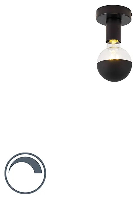 Plafoniera di design nera con riflettore G95 nero - Facile