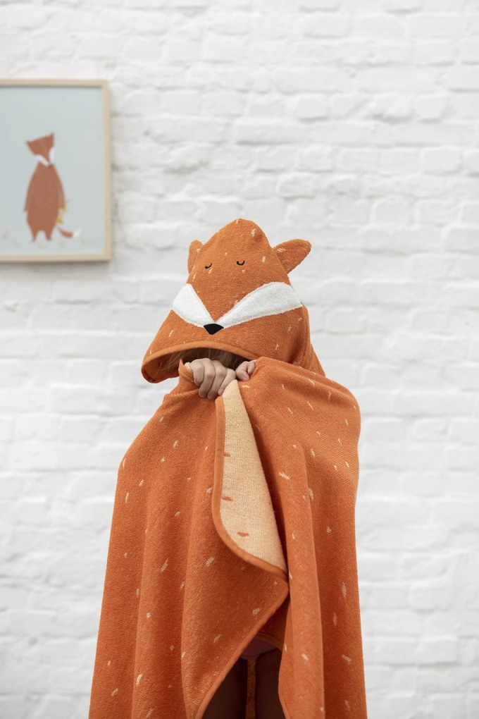 Asciugamano con cappuccio Mr. Fox – 70 x 130 cm