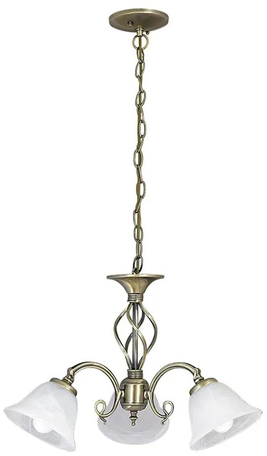 Rabalux 7133 - Lampadario a sospensione con catena BECKWORTH 3xE14/40W/230V