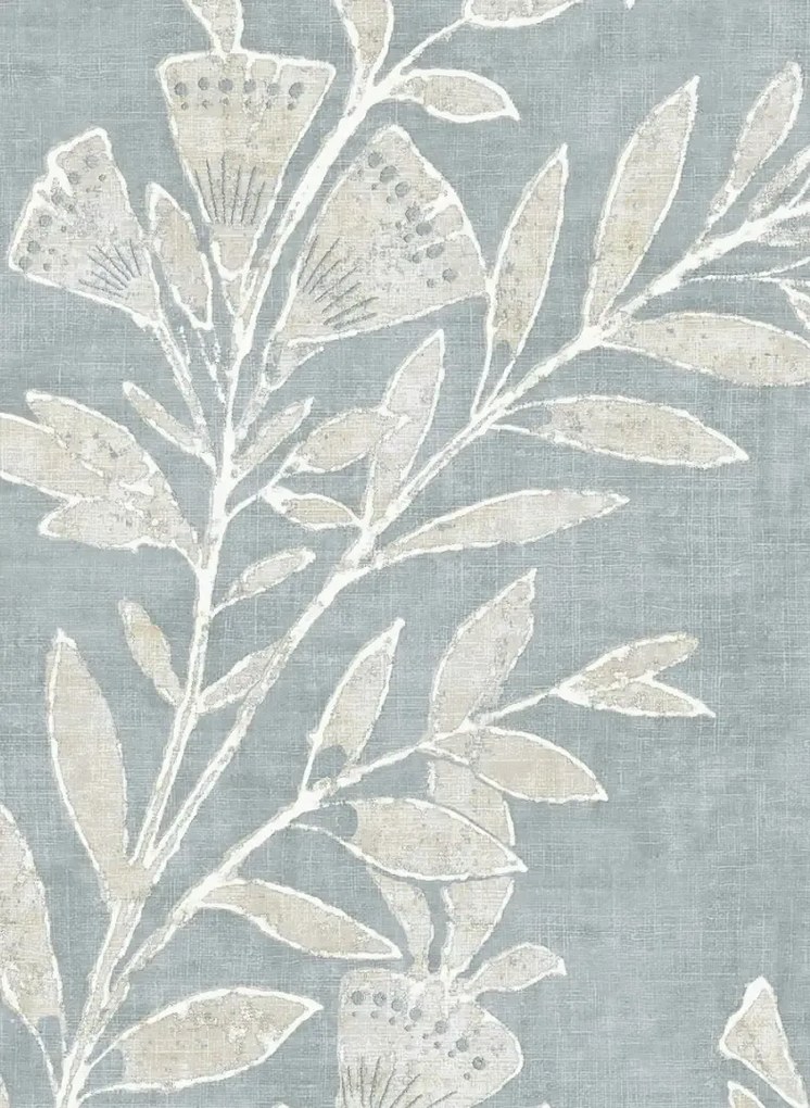Lewis & Wood Carta da parati Fan Flower - Sky