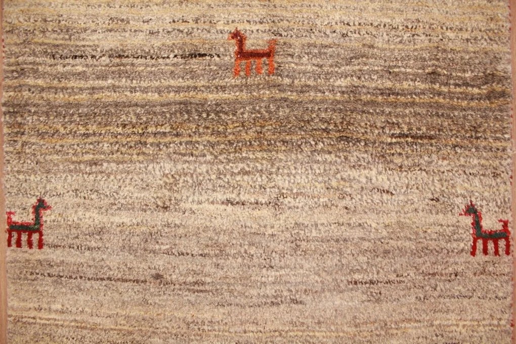 Gabbeh Tappeto 100 x 140 (Iran) Annodato A Mano
