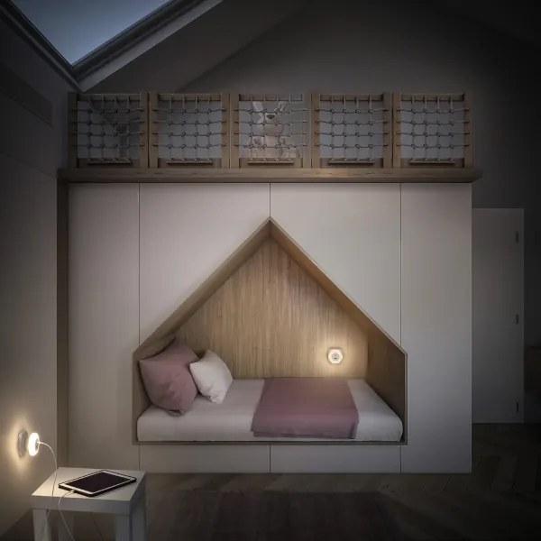 Osram - Lampada orientativa a LED da presa con USB LUNETTA LED/15W/230V