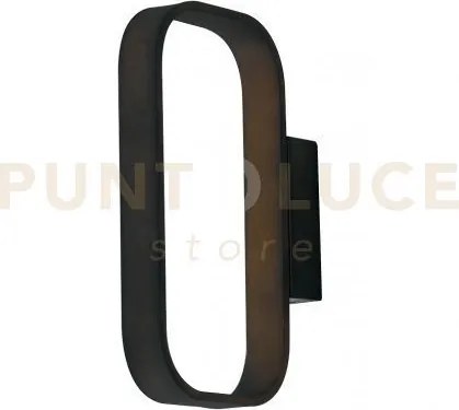 Applique a parete led moka marrone 5w 420lm 4000k 16,2x3x24 cm in a...