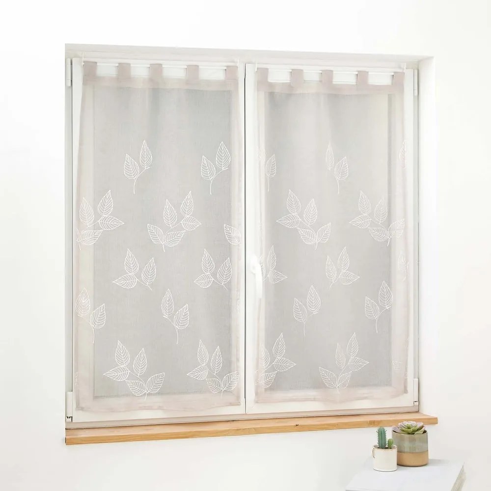 Set di 2 tende in voile beige 60x90 cm Berry - douceur d'intérieur