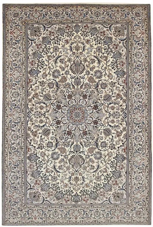 Nain Tappeto persiano 300 x 210 Beige (Iran) Annodato A Mano