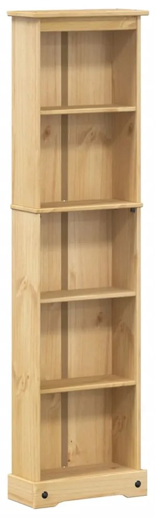 Libreria corona 46x20x170 cm in legno massello di pino