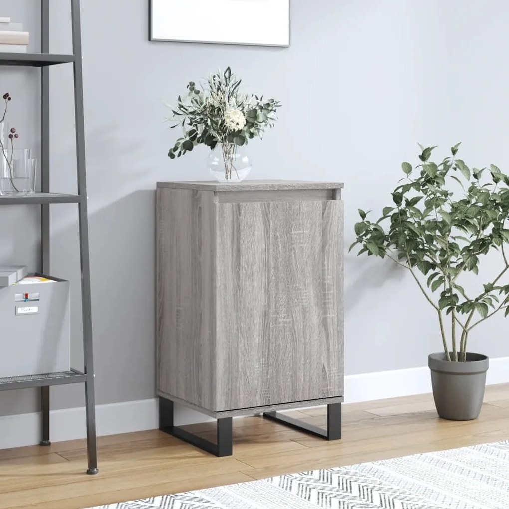 Credenza grigio sonoma 40x35x70 cm in legno multistrato