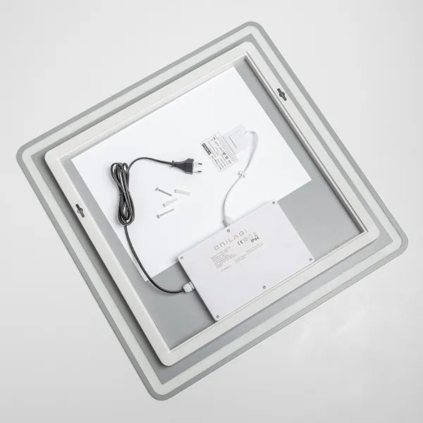 Brilagi - Specchio da bagno riscaldato con retroilluminazione LED dimmerabile BELLA LED/16W/230V 60x60 cm IP44