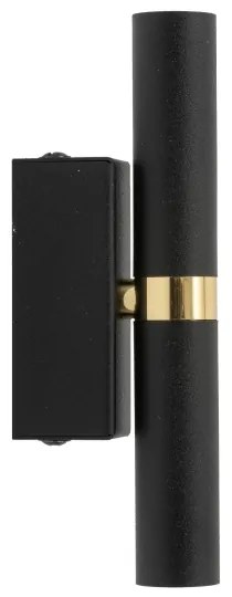 Applique LAGOS 2xG9/3W/230V nero/oro