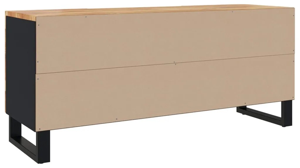 Mobile porta tv 105x33x46 cm in legno massello di acacia