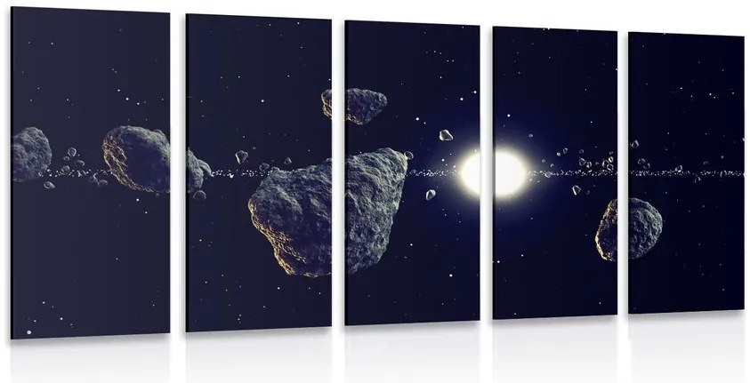 Quadri 5 pezzi – Meteoriti