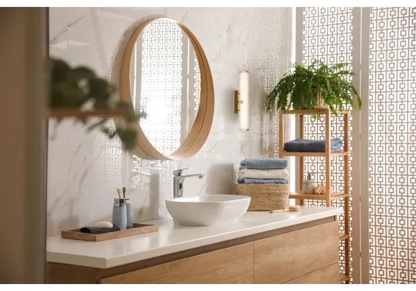 Searchlight 63125-1GO - Lampada LED da bagno CLAMP LED/18W/230V IP44 oro