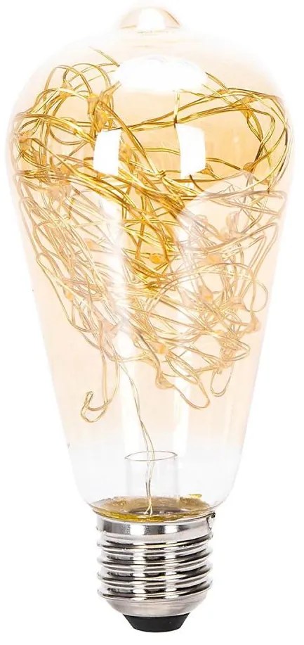 Lampadina LED FILAMENT ST64 E27/1,2W/230V 2500K - Aigostar