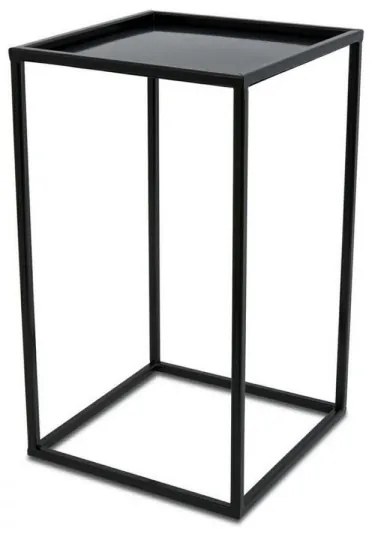 Portafiori 40x24 cm nero