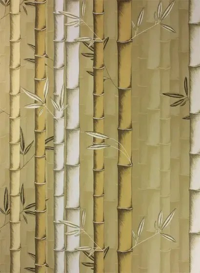 Tapete Bamboo von Osborne & Little - Mustard