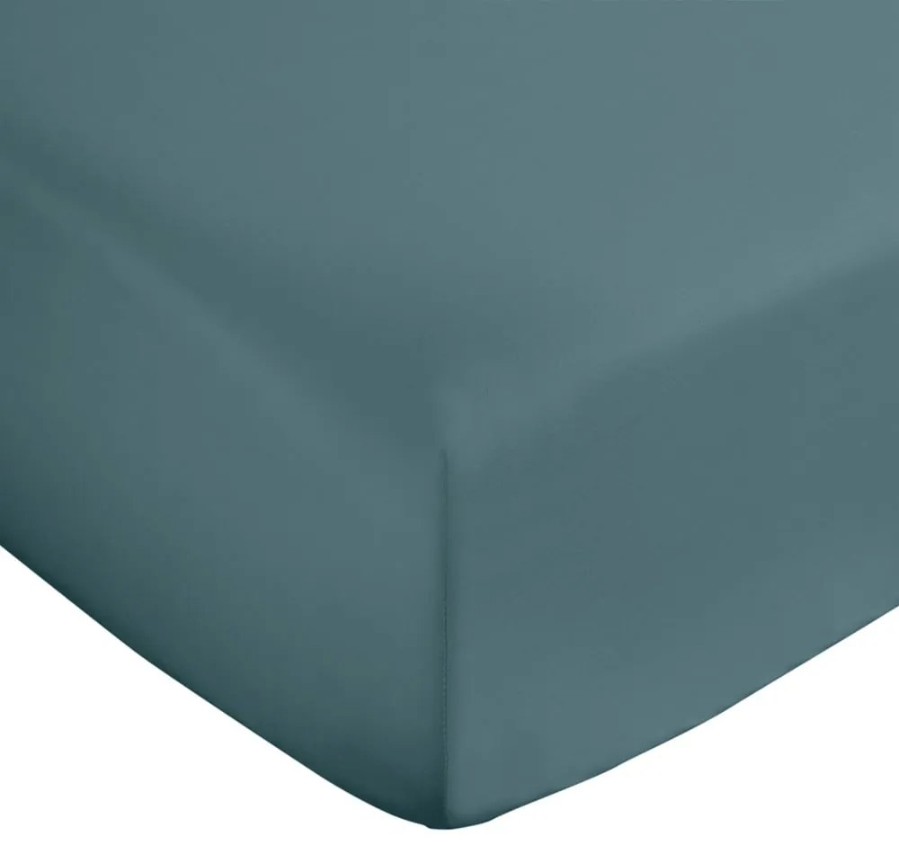 Lenzuolo con angoli color foglia di tè in raso di cotone 150x200 cm Cotton Sateen – Bianca