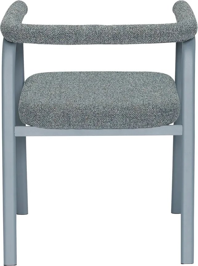 Set di sedie da pranzo grigia in imbottito con braccioli 2 pz Ecto – Hübsch