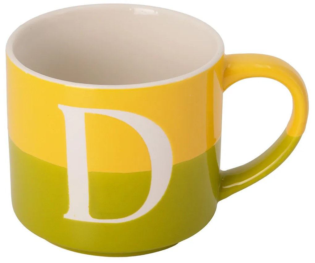 Tazza lettera C verde 400 ml Blend Collection